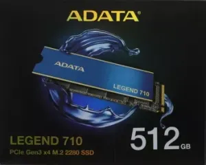  SSD ADATA 512Gb M.2  PCI-E LEGEND 710 [ALEG-710-512GCS]