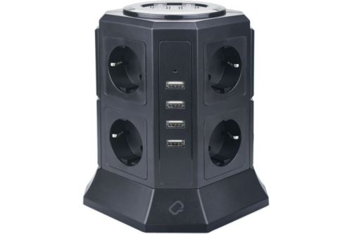   Qumo Power Tower Pro 8SP4U (P-0002), 8 , 2200 , 10A,  2 3*1  
