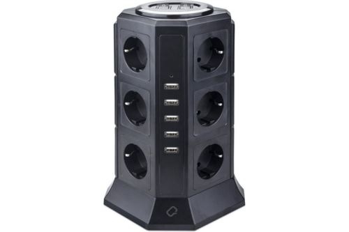   Qumo Power Tower Pro 12SP5U (P-0001), 12 , 2200 , 10A,  2 3*1  