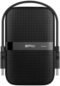  SSD SILICON POWER Armor A60 1TB External HDD, 2.5, USB 3.2 Gen. 1, IPX4, Black/Black