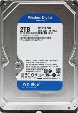   WD 2Tb 7200rpm WD20EZBX SATA-III  Blue 256Mb 3.5