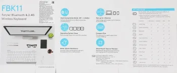  A4Tech Fstyler FBK11 / USB  BT/Radio slim