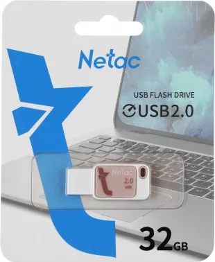   Netac 32Gb UA31 NT03UA31N-032G-20PK USB2.0 