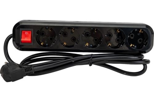  5bites SP5B-318 5S / 3*1.5MM2 / 16A / ABS / 1.8M / BLACK