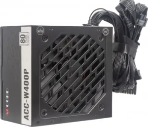   Accord ATX 400W ACC-W400P 80 PLUS WHITE (20+4pin) 120mm fan 6xSATA