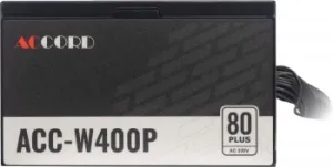   Accord ATX 400W ACC-W400P 80 PLUS WHITE (20+4pin) 120mm fan 6xSATA