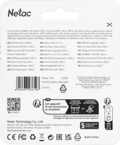   Netac UM2 128Gb <NT03UM2N-128G-32RE>, USB3.0