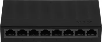  8 ports Giga Unmanaged switch, 8 10/100/1000Mbps RJ-45 ports, plastic shell, desktop and 