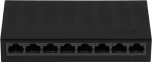  8 ports Giga Unmanaged switch, 8 10/100/1000Mbps RJ-45 ports, plastic shell, desktop and 