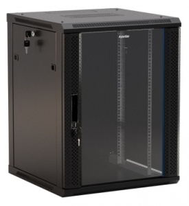   Hyperline TWB-1245-GP-RAL9004 19- (19), 12U, 650x 600 450,  