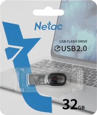   Netac UM2 32Gb <NT03UM2N-032G-20BK>, USB2.0