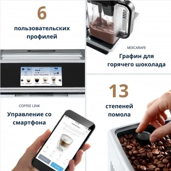   Delonghi ECAM650.75.MS /, .  - /, 2 ,