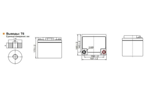   Leoch DJM1245 (12V 45Ah)