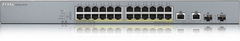  Zyxel GS1350-26HP, 24xGE PoE+, 2xCombo (SFP/RJ-45),  PoE 375 ,  