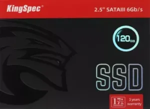  SSD KingSpec 120Gb P4 Series <P4-120>  2.5 (SATA3, up to 500/500MBs, 3D NAND, 25TBW)