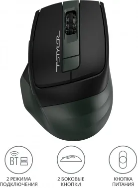  A4Tech Fstyler FB35 /  (2000dpi)  BT/Radio USB (6but)