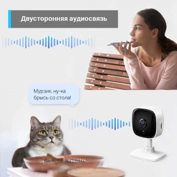   IP TP-Link 1080P indoor IP camera, Night Vision, Motion Detection, 2-way Audio, one Micro SD