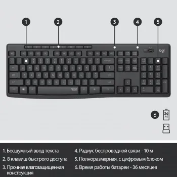  +   Logitech MK295 Silent Wireless Combo