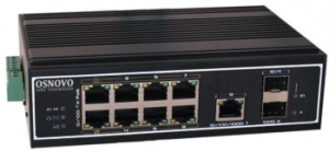  Osnovo SW-60812/I 8x100Mb 1G 2SFP 300W
