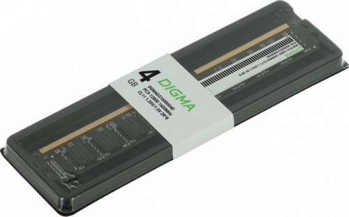   Digma 4Gb DDR3 1600MHz DGMAD31600004D RTL PC3-12800 CL11 DIMM 240-pin 1.5 dual r