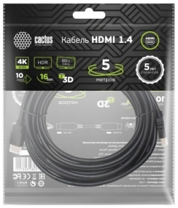  - Cactus CS-HDMI.1.4-5 HDMI (m)/HDMI (m) 5.   