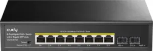  Cudy GS1008PS2 (L2) 8x1/ 2SFP 8PoE+ 120W 