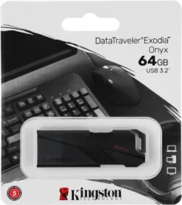   Kingston 64Gb DataTraveler Exodia Onyx DTXON/64GB USB3.2 