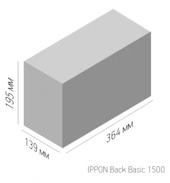    Ippon Back Basic 1500 900 1500 