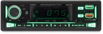  Digma MCP-450 1DIN 4x45 v5.0 USB 2.0 AUX 4 