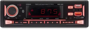  Digma MCP-450 1DIN 4x45 v5.0 USB 2.0 AUX 4 