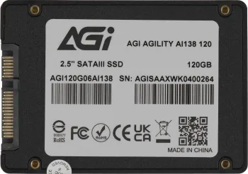   AGI SSD 120Gb SATA3 2.5 500/510 MB/s AGI120G06AI138