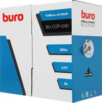   Buro BU-COP-040-100M UTP 4  cat5E solid 0.40 Cu 100 
