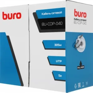   Buro BU-COP-040-100M UTP 4  cat5E solid 0.40 Cu 100 