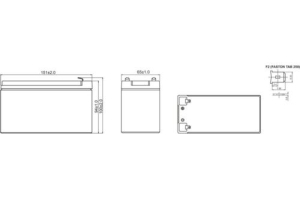  WBR HR 1234W (12V 9Ah)