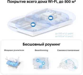  Mesh  Mercusys Halo H90X(3-pack) AX6000 10/100/1000BASE-TX