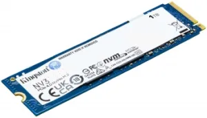  SSD Kingston 1Tb M.2 NVMe NV1 3D NAND TLC R2100/W1700 Mb/s. TBW 240 Tb Gen 4x4