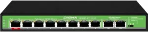  Digma DSP208F-2F-T120 DSP208F-2F-T120 V1 10x100/ 8PoE 8PoE+ 1PoE++ 120W 