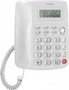 Телефон TEXET TX-250 белый