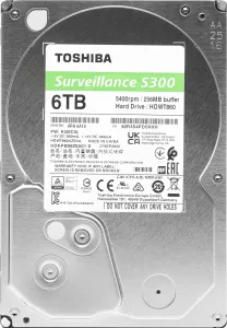   TOSHIBA HDWT860UZSVA/HDKPB06Z0A01S S300 Surveillance 6 3,5 5400RPM 256MB SATA-III