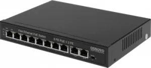  PoE OSNOVO SW-21000(120W), 8 x FE   PoE (IEEE 802.3af/at), 2 x FE,  30W  