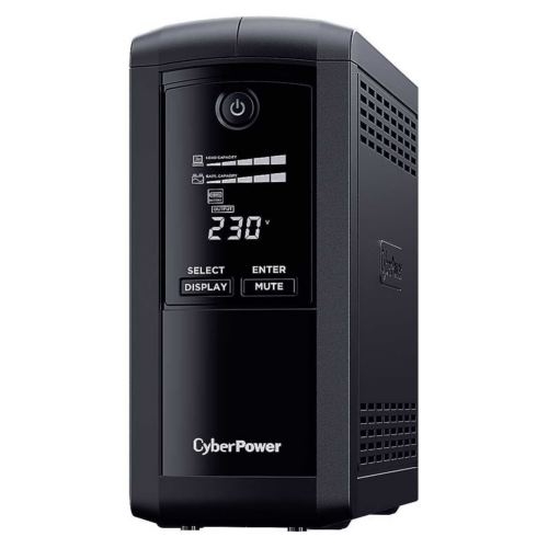 Источник бесперебойного питания CyberPower VP700ELCD Line-Interactive 700VA/390W USB/RS-232/RJ11/45