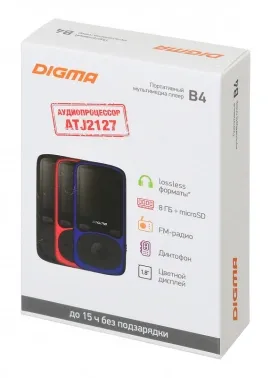  Hi-Fi Flash Digma B4 8Gb /1.8/FM/microSDHC