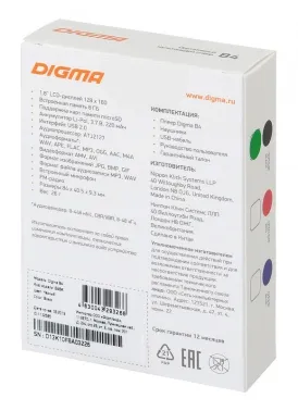  Hi-Fi Flash Digma B4 8Gb /1.8/FM/microSDHC