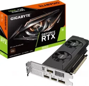  Gigabyte GV-N3050OC-6GL NVIDIA GeForce RTX 3050 6Gb 128bit PCI-E 4.0 GDDR6 1822/14000 HDM