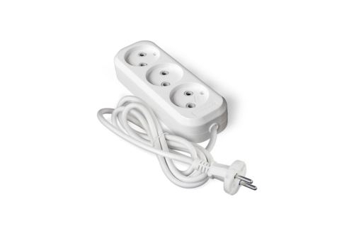 Удлинитель 3х5м без заземл. 10А IP20 Е-203 АБС-пл. ПВС 2х0.75 UNIVersal 9631965