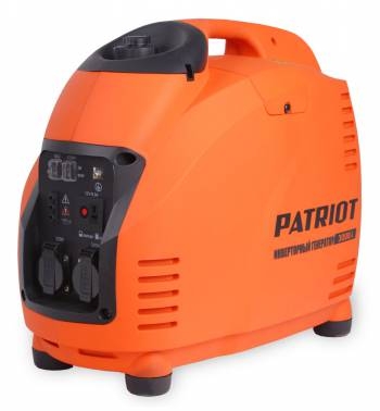 Генератор инверторный PATRIOT 3000i, 3,0/3,5 кВт, уровень шума 63 dB, вес 29,5 кг