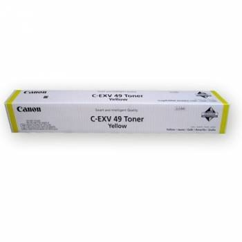 Тонер-картридж Canon C-EXV49Y 8527B002 желтый для копира iR-ADV C33xx