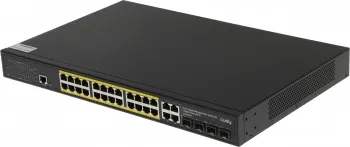  CUDY GS2028PS4-400W 24-Port Layer 2 Managed Gigabit PoE+ Switch with 4 Gigabit Combo Port