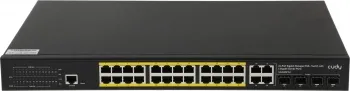  CUDY GS2028PS4-400W 24-Port Layer 2 Managed Gigabit PoE+ Switch with 4 Gigabit Combo Port