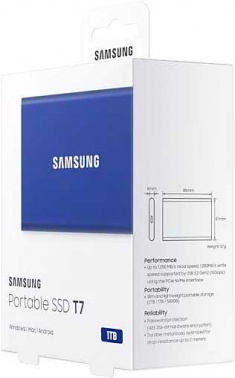  SSD Samsung 1Tb USB-C MU-PC1T0H/WW T7 1.8 